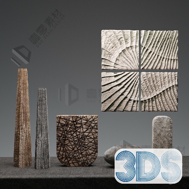 53 Wall Decor 3d Models Pro Vol.04