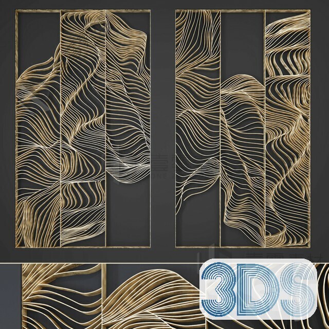 53 Wall Decor 3d Models Pro Vol.04