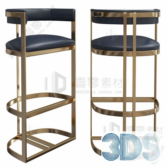 123 Bar Stool 3d Models Vol.05