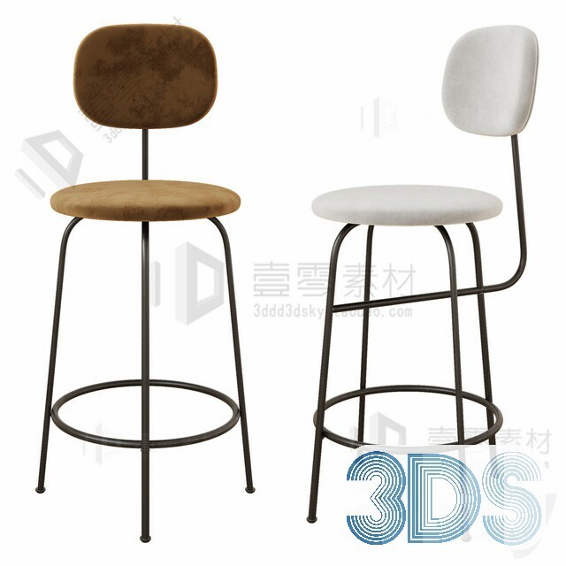 123 Bar Stool 3d Models Vol.05