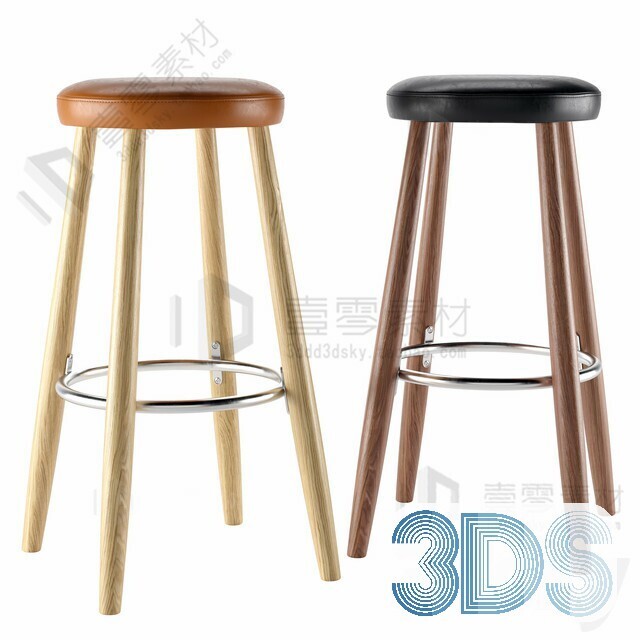 123 Bar Stool 3d Models Vol.05