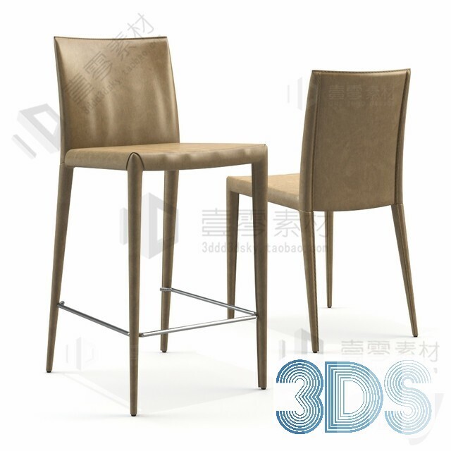 123 Bar Stool 3d Models Vol.05