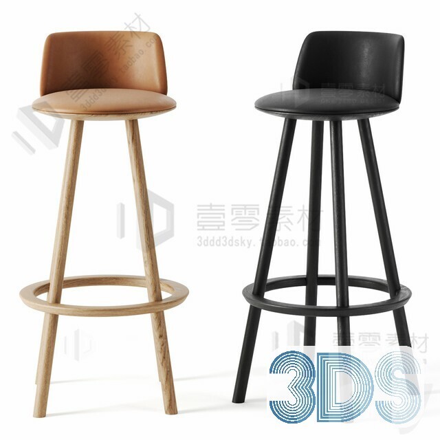 123 Bar Stool 3d Models Vol.05