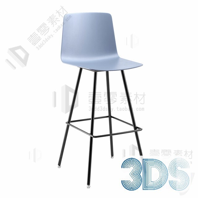 123 Bar Stool 3d Models Vol.05