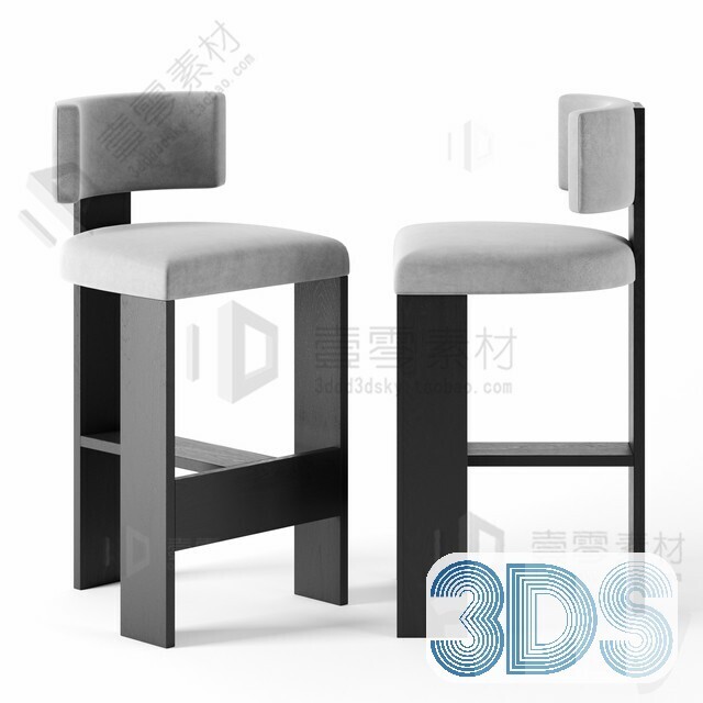 123 Bar Stool 3d Models Vol.05