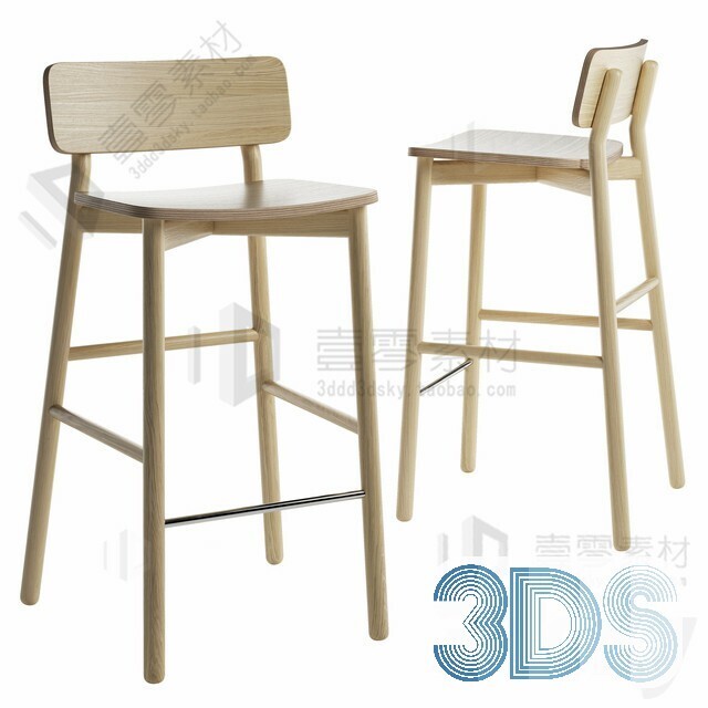123 Bar Stool 3d Models Vol.05