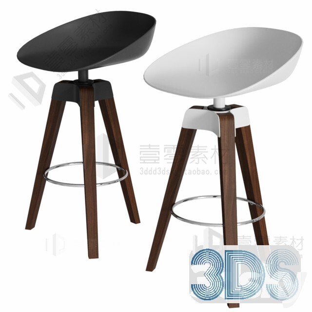 123 Bar Stool 3d Models Vol.05