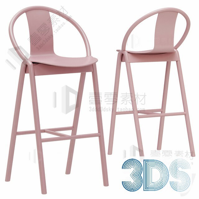 123 Bar Stool 3d Models Vol.05