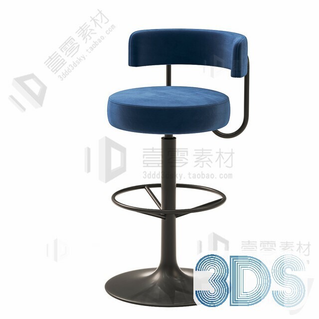 123 Bar Stool 3d Models Vol.05