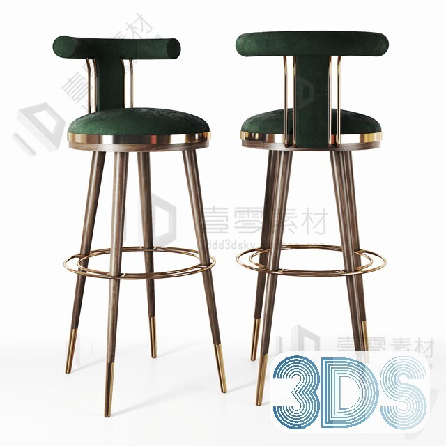 123 Bar Stool 3d Models Vol.05