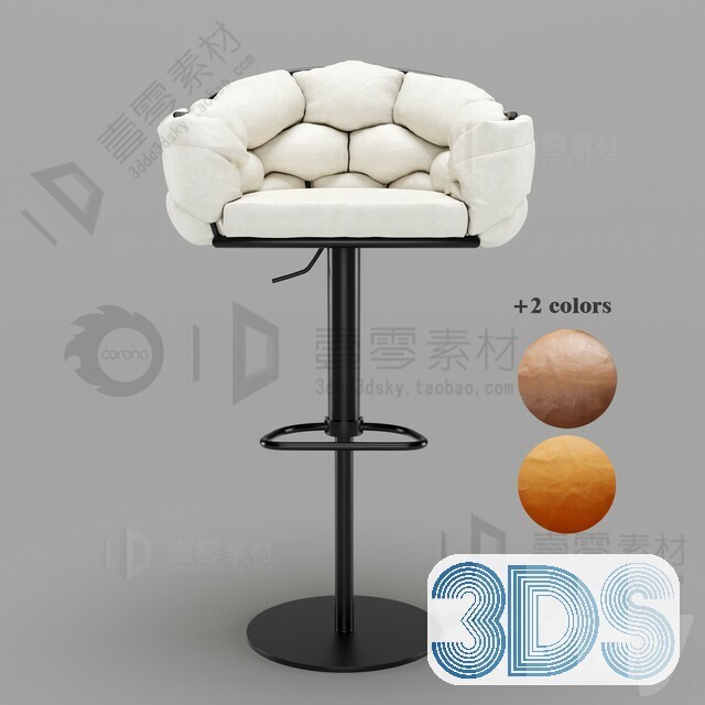 123 Bar Stool 3d Models Vol.05