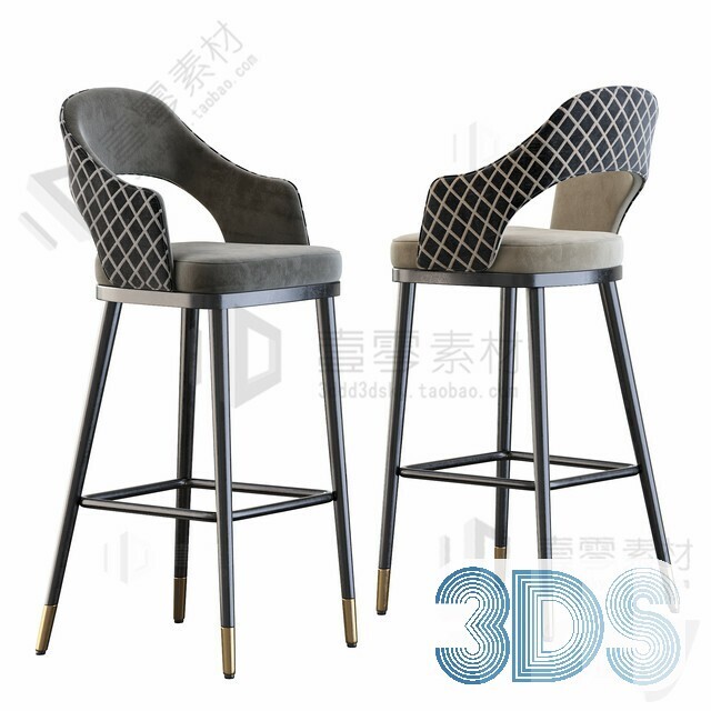 123 Bar Stool 3d Models Vol.05