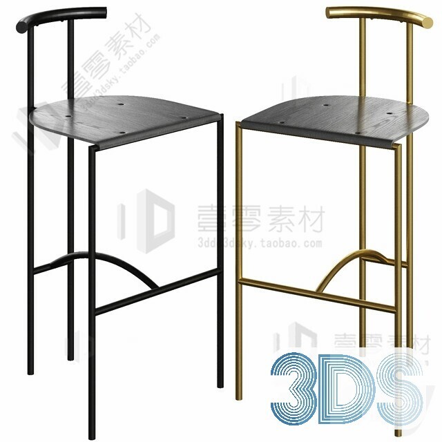 123 Bar Stool 3d Models Vol.05