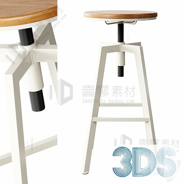 123 Bar Stool 3d Models Vol.05