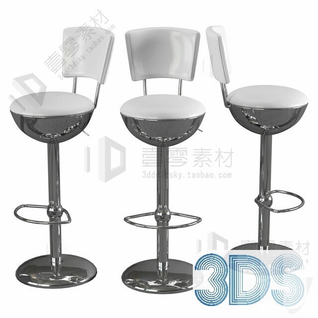 123 Bar Stool 3d Models Vol.05