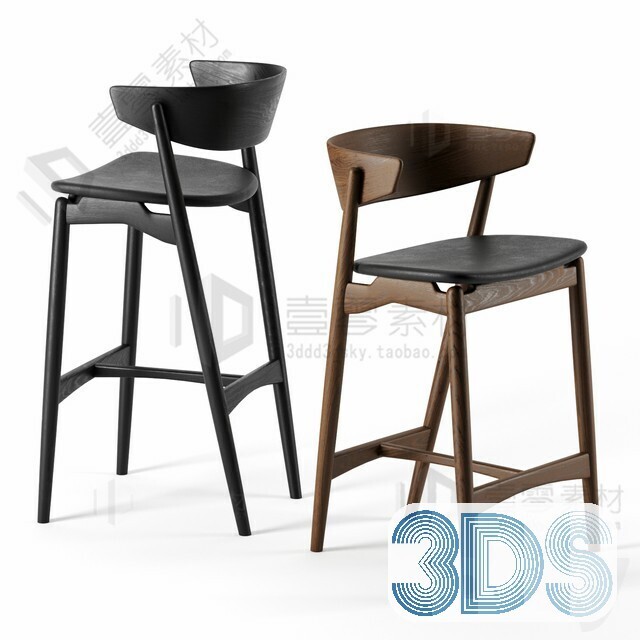 123 Bar Stool 3d Models Vol.05