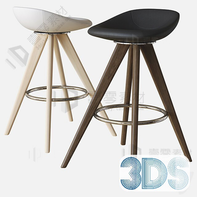 123 Bar Stool 3d Models Vol.05