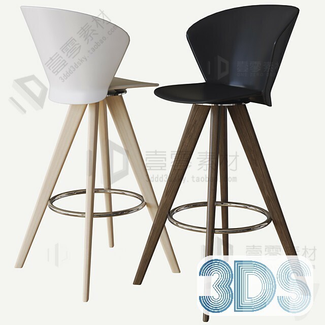 123 Bar Stool 3d Models Vol.05