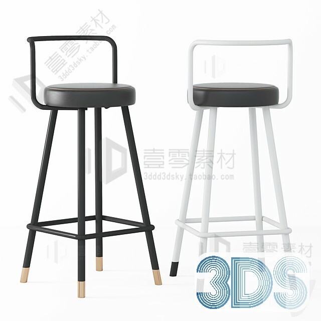 123 Bar Stool 3d Models Vol.05