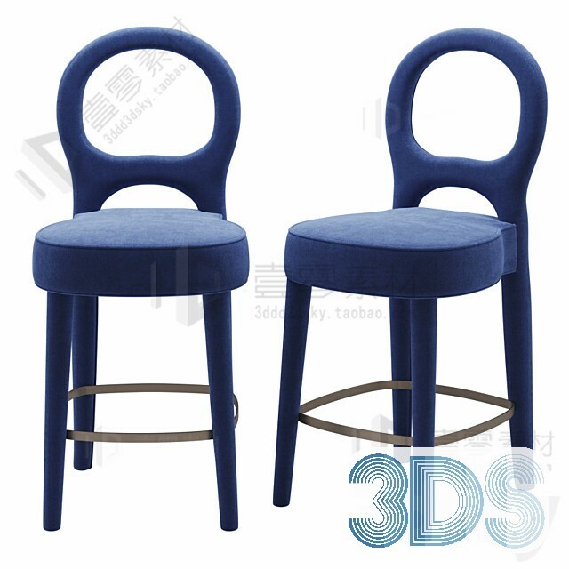 123 Bar Stool 3d Models Vol.05