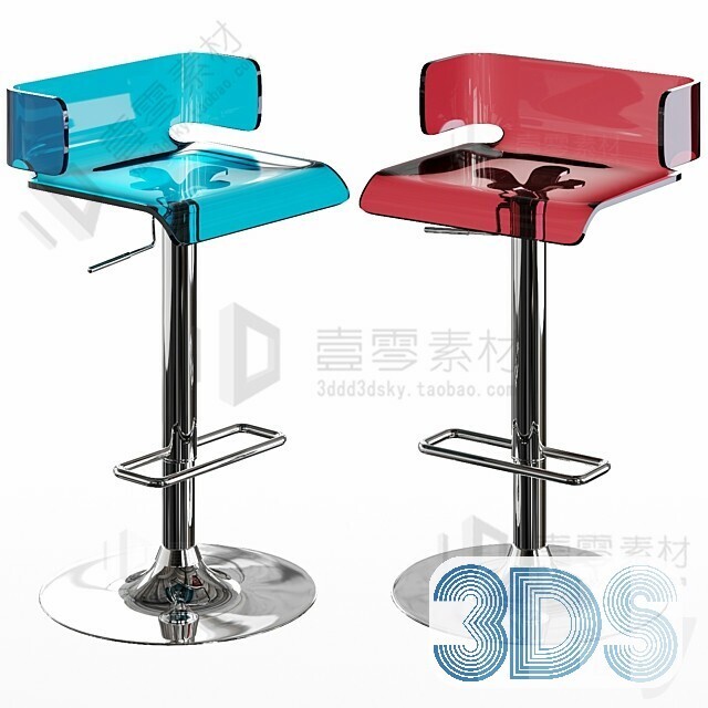 123 Bar Stool 3d Models Vol.05