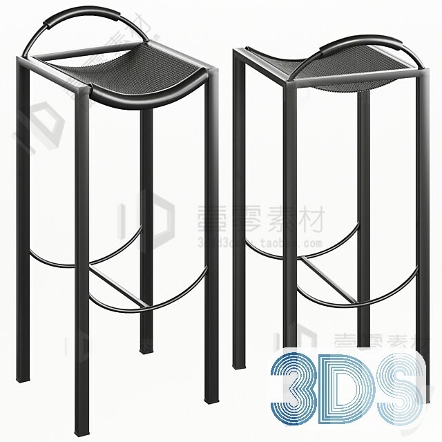 123 Bar Stool 3d Models Vol.05