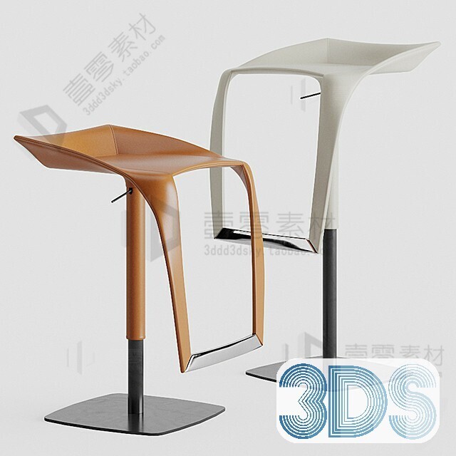 123 Bar Stool 3d Models Vol.05