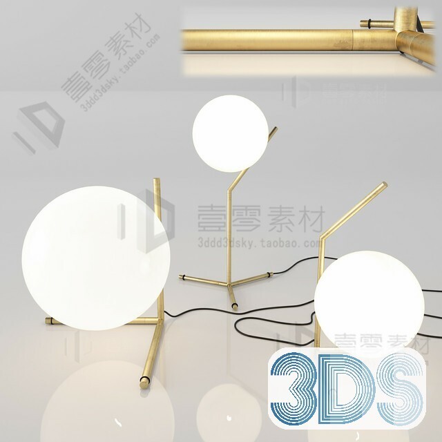 55 Table Lamp 3d Models Vol.04