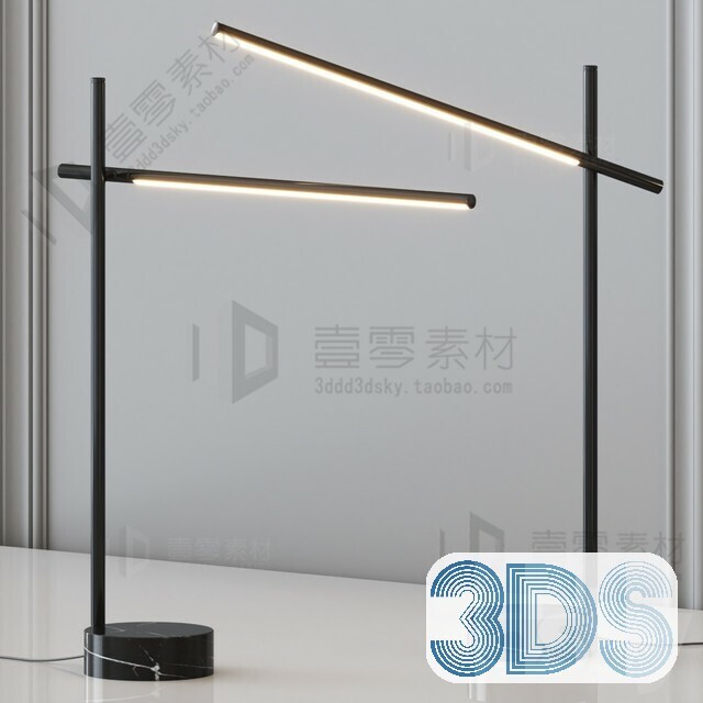 55 Table Lamp 3d Models Vol.04
