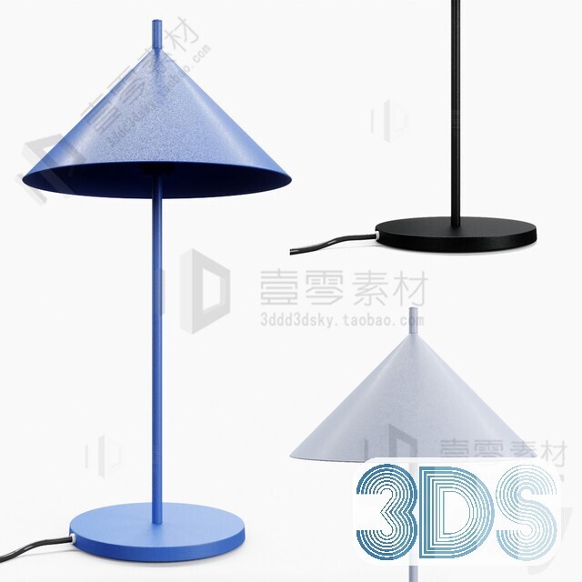 55 Table Lamp 3d Models Vol.04