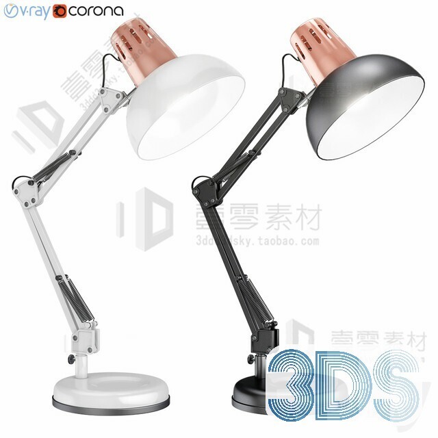 55 Table Lamp 3d Models Vol.04