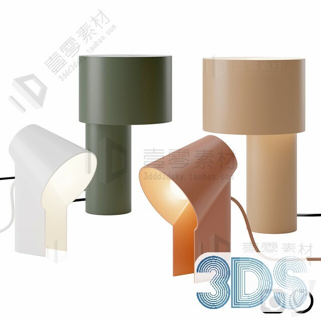 55 Table Lamp 3d Models Vol.04
