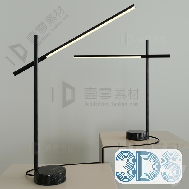 55 Table Lamp 3d Models Vol.04