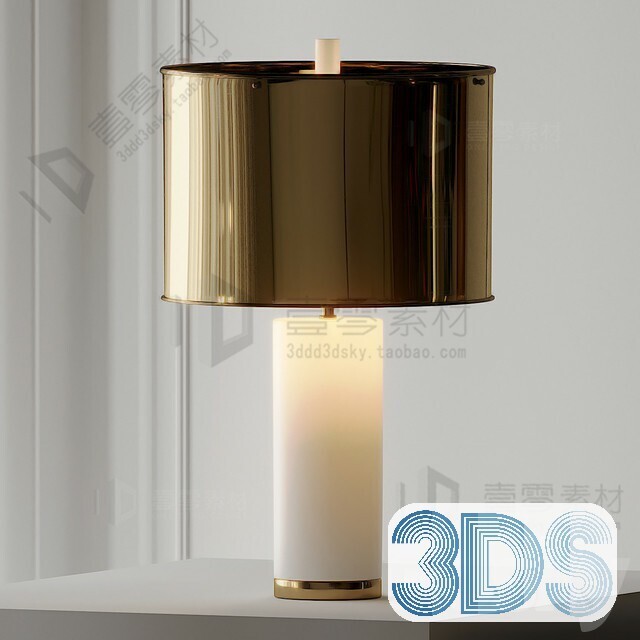 55 Table Lamp 3d Models Vol.04