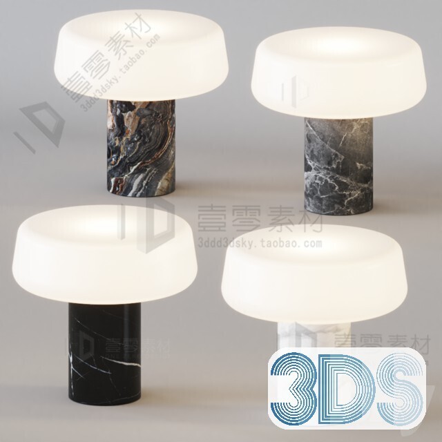 55 Table Lamp 3d Models Vol.04