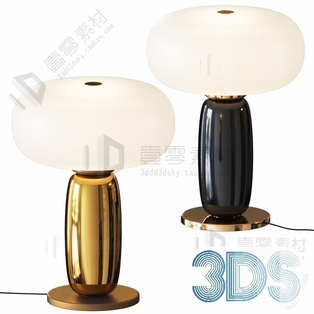 55 Table Lamp 3d Models Vol.04