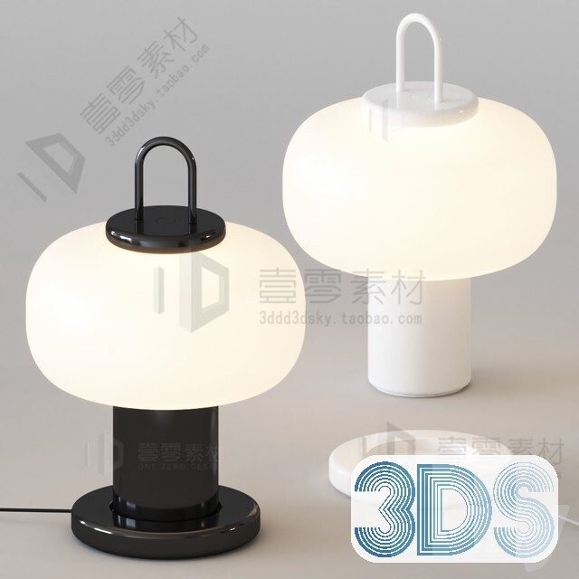 55 Table Lamp 3d Models Vol.04