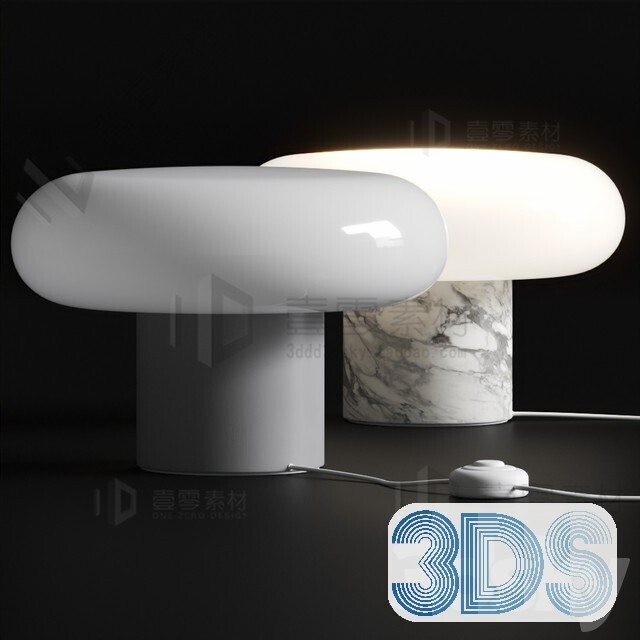 55 Table Lamp 3d Models Vol.04