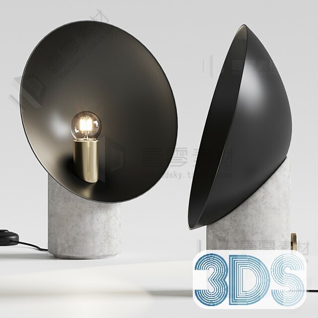 55 Table Lamp 3d Models Vol.04