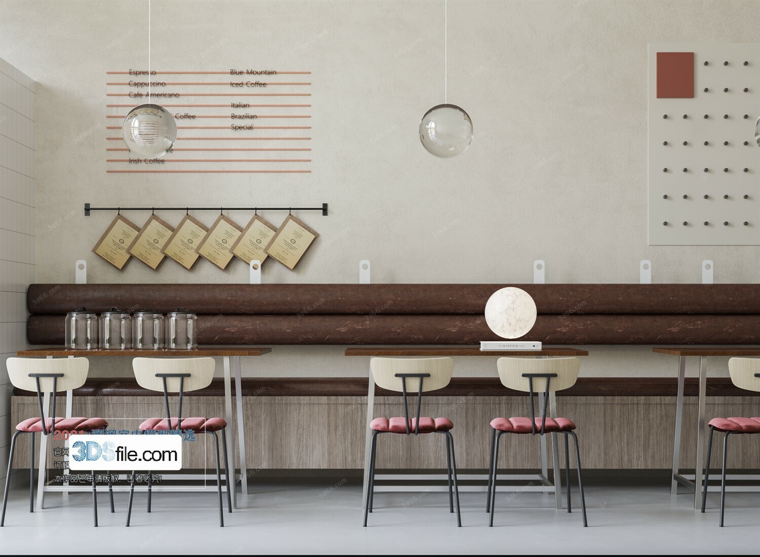 18 Coffee Shop 3d Models Vol.09 - Co.ro.na
