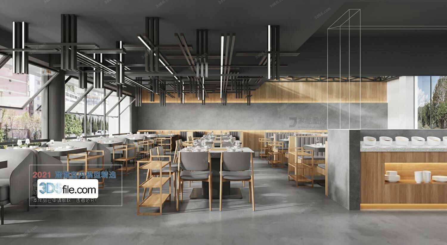 18 Coffee Shop 3d Models Vol.09 - Co.ro.na
