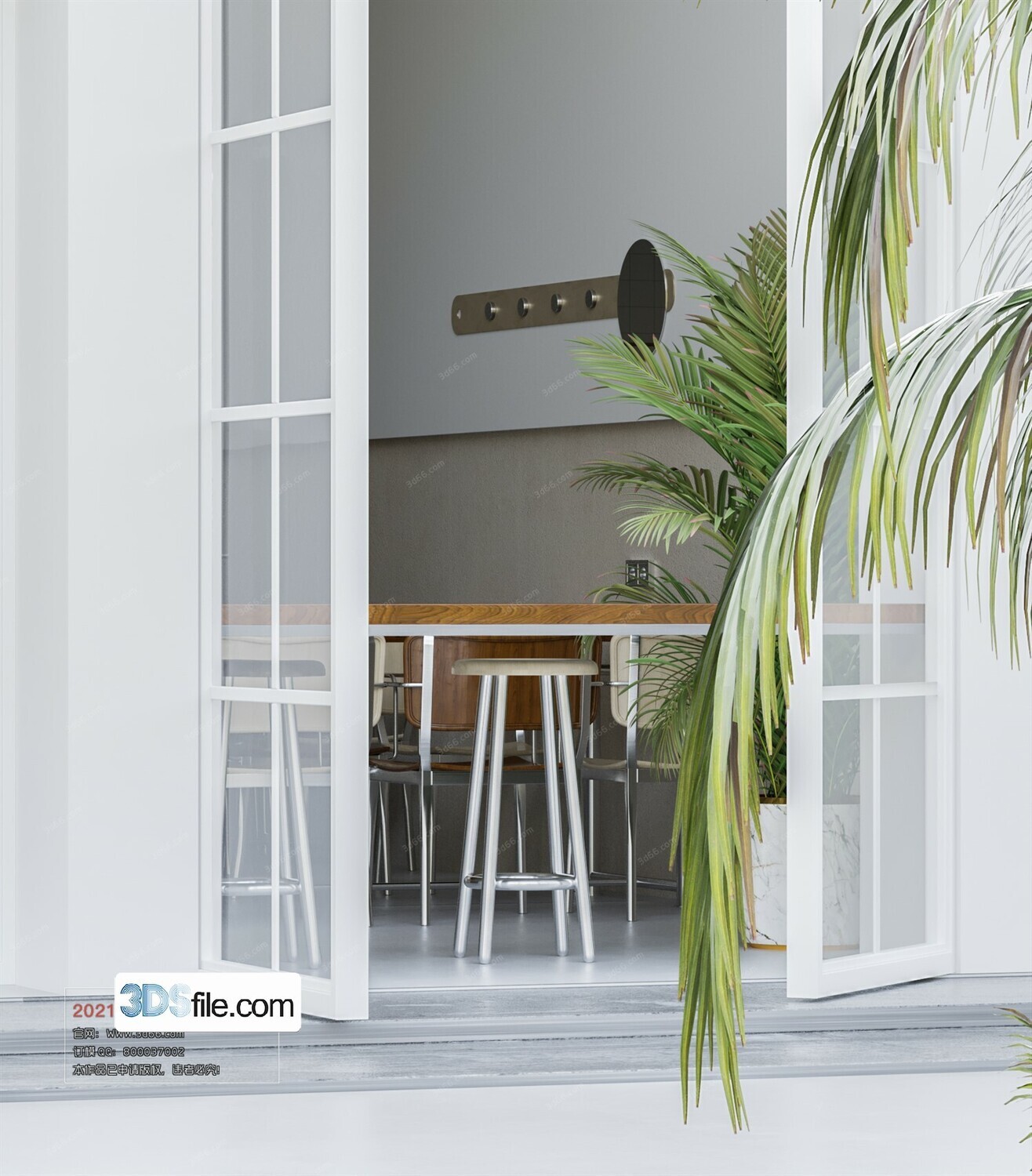 18 Coffee Shop 3d Models Vol.09 - Co.ro.na