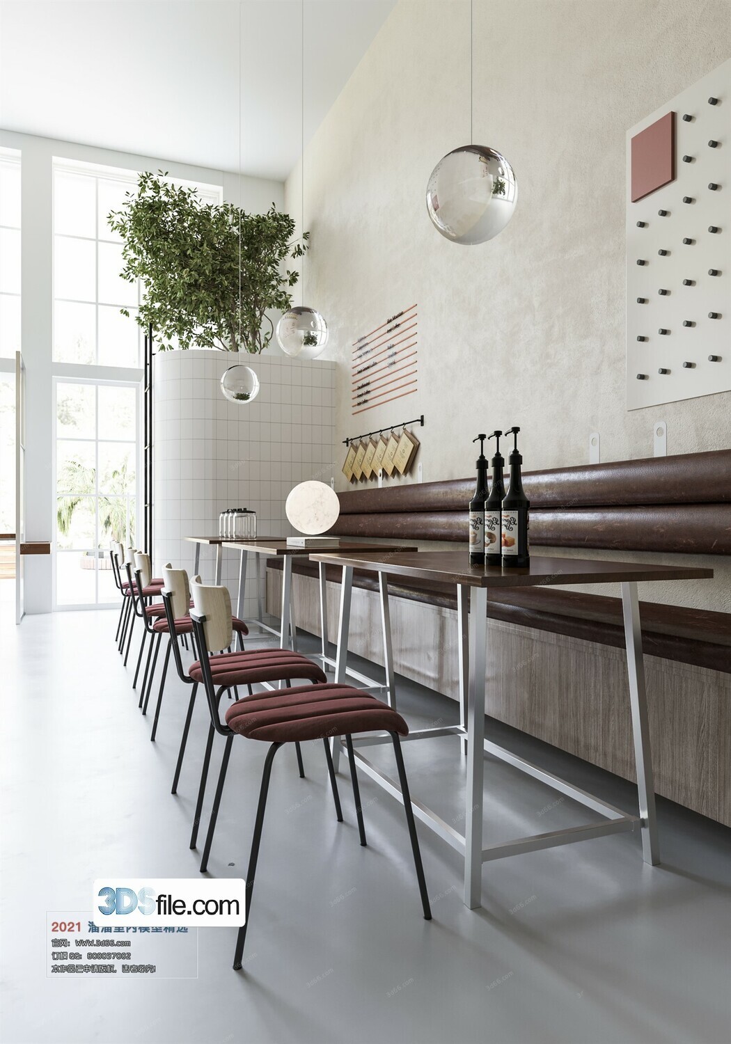 18 Coffee Shop 3d Models Vol.09 - Co.ro.na