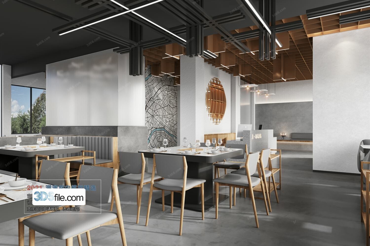 18 Coffee Shop 3d Models Vol.09 - Co.ro.na
