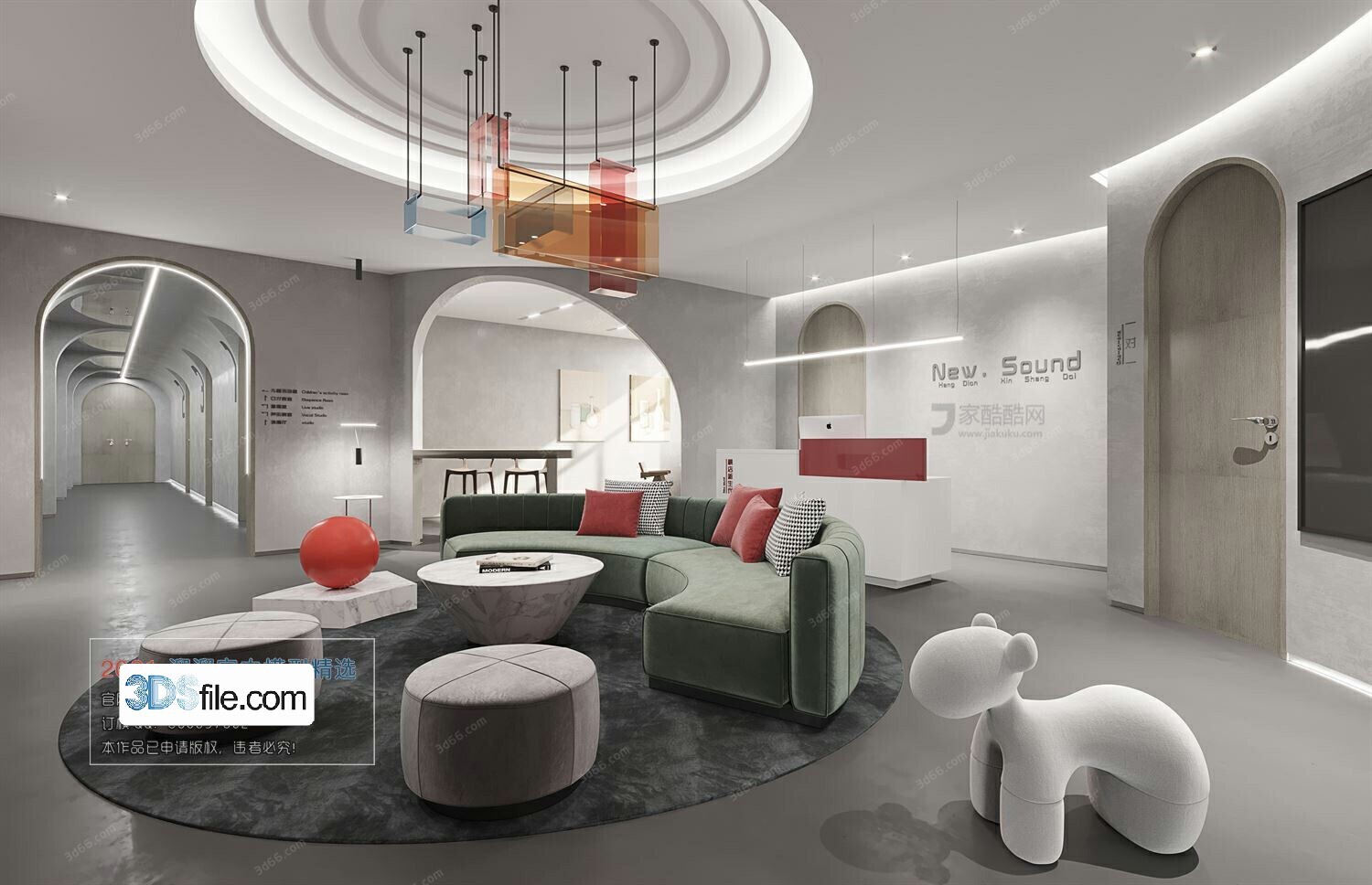 18 Lobby Design 3d Models Vol.07 - Co.ro.na