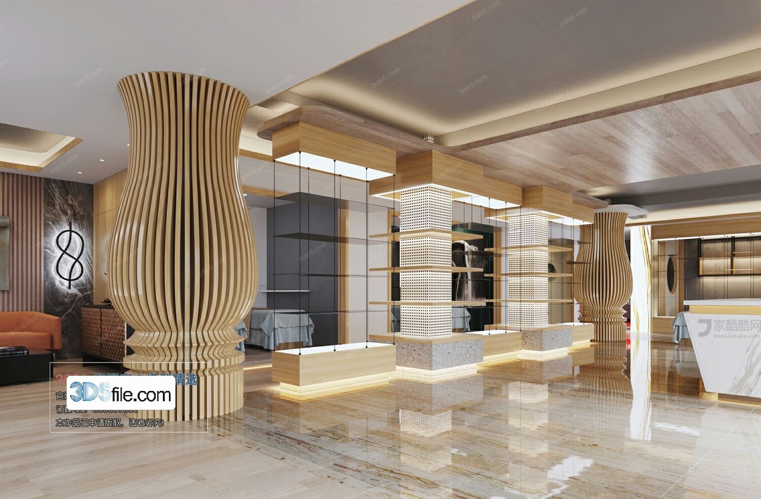 18 Lobby Design 3d Models Vol.07 - Co.ro.na