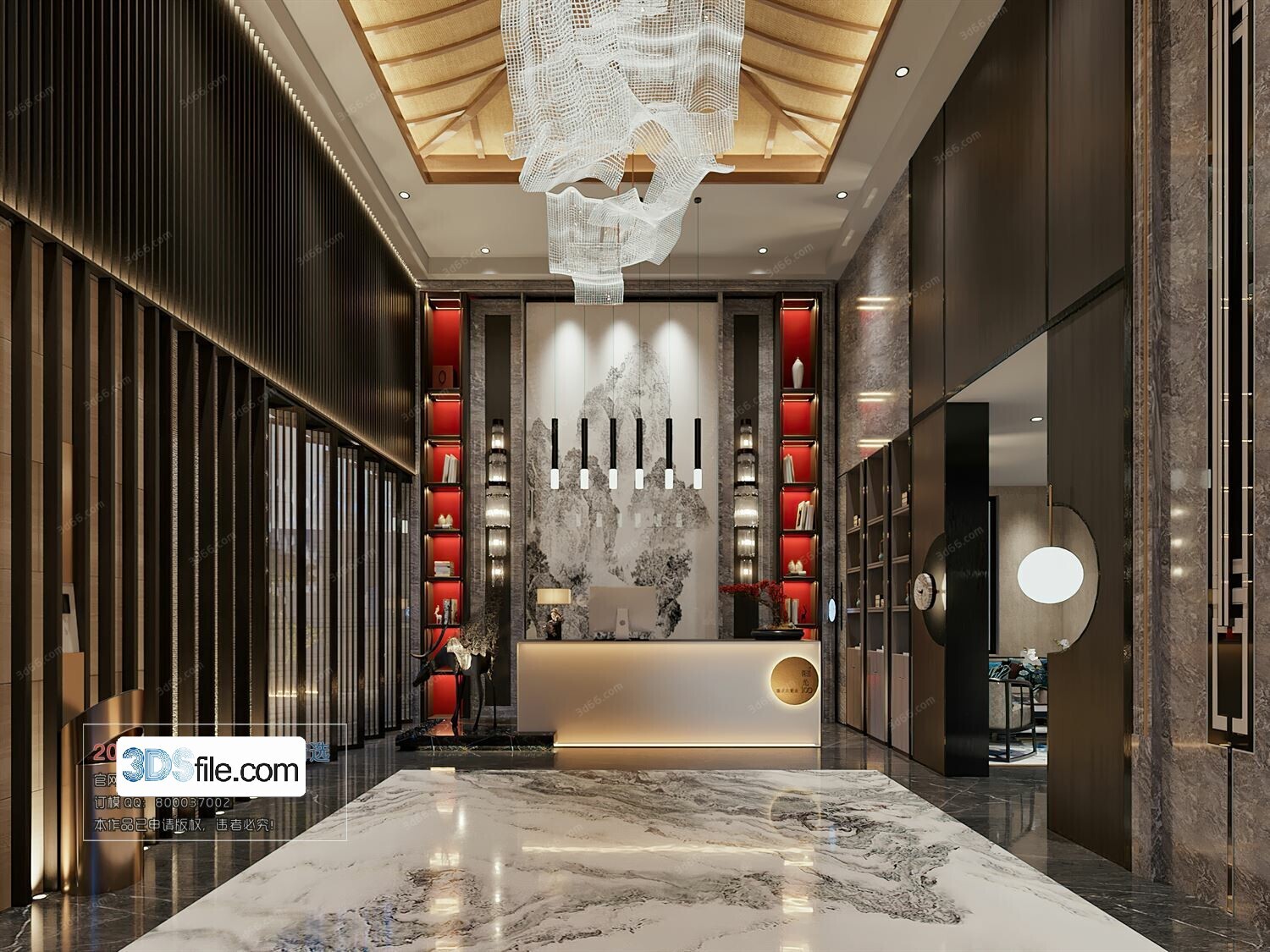 18 Lobby Design 3d Models Vol.07 - Co.ro.na