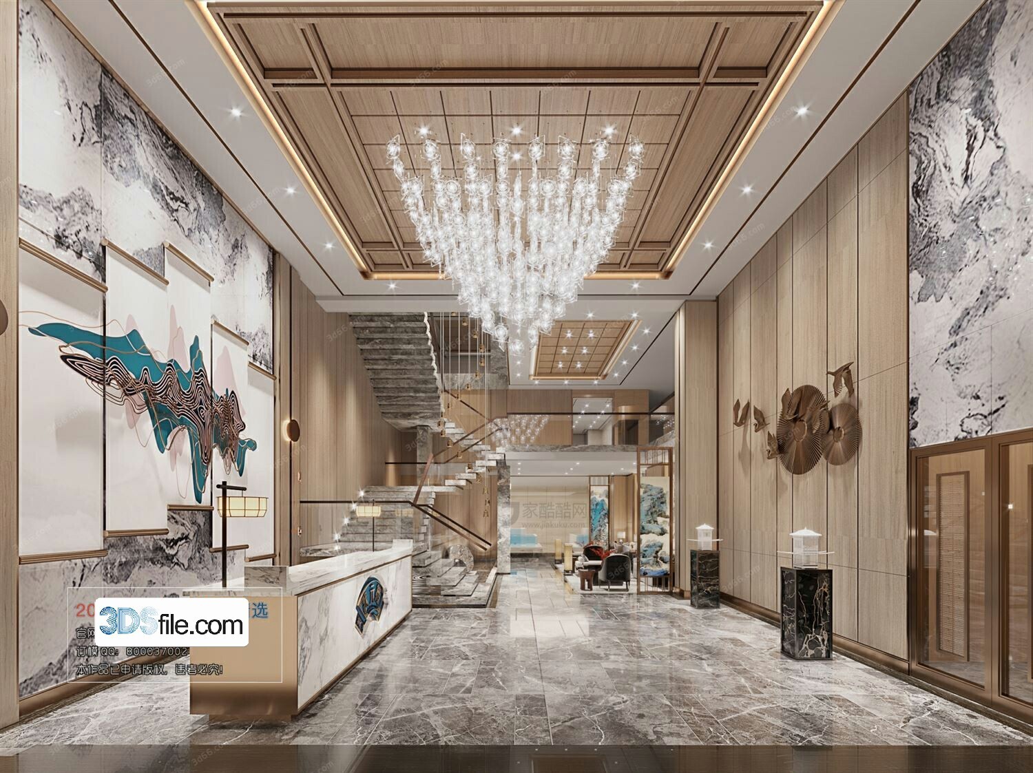 18 Lobby Design 3d Models Vol.07 - Co.ro.na