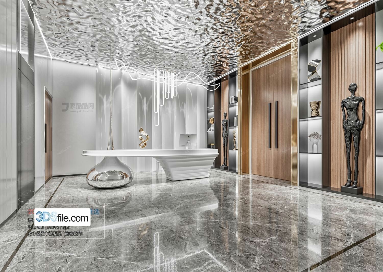 18 Lobby Design 3d Models Vol.07 - Co.ro.na