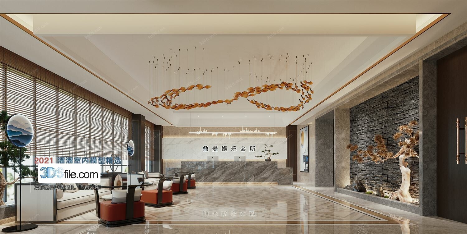 18 Lobby Design 3d Models Vol.07 - Co.ro.na
